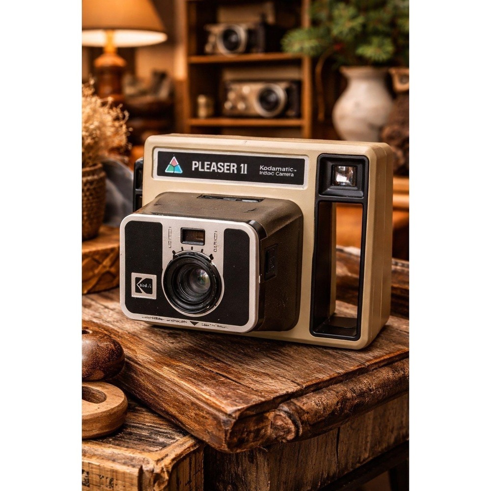 Kodak Pleaser II Kodamatic Instant‎ Camera Vintage Film Camera Retro
